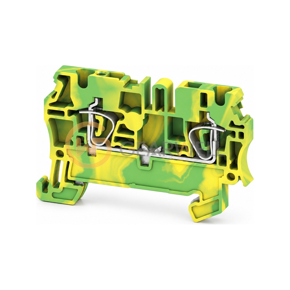 Weidmüller ZPE 2.5 Z-Series (A2.5 class) PE Terminal Block