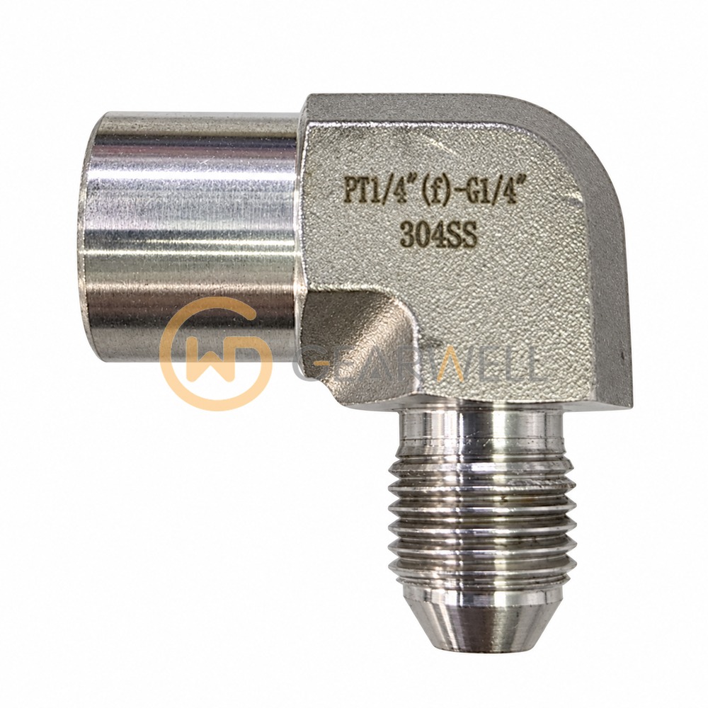 304 Stainless-Steel Elbow, PT1/4 Female to G1/4