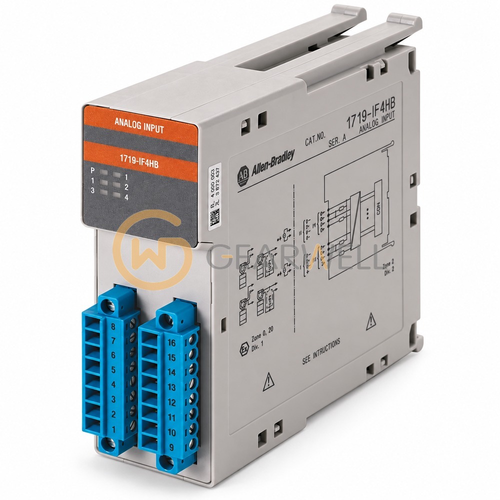 Allen-Bradley 1719-IF4HB Ex I/O HART Analog Input Module