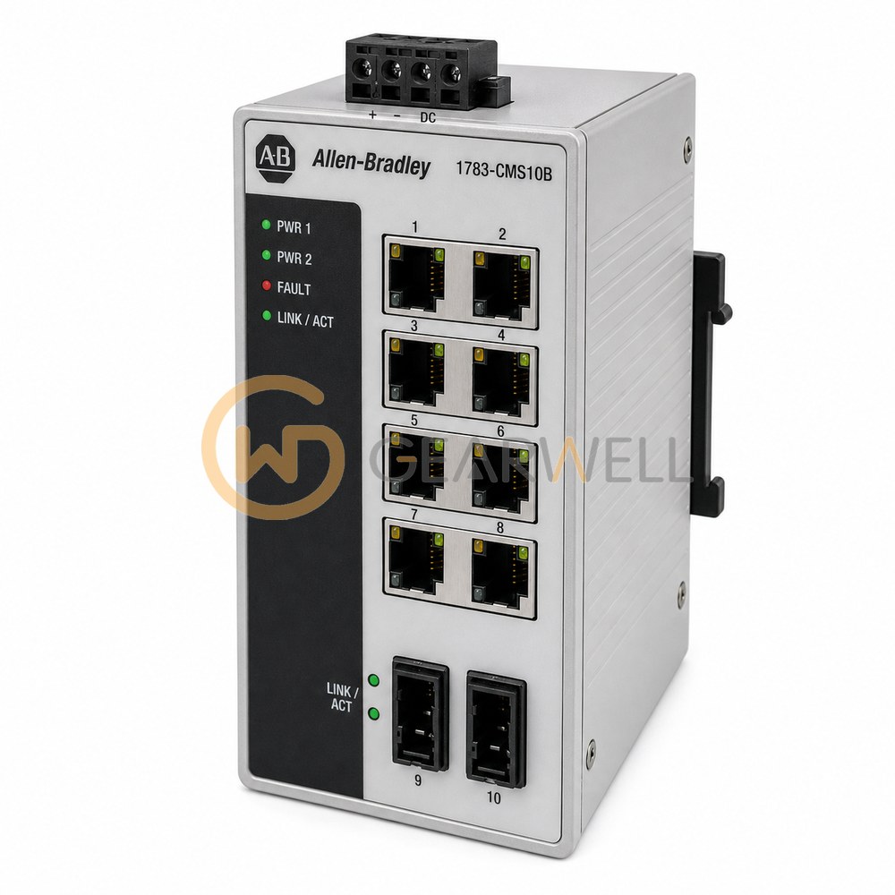Allen-Bradley 1783-CMS10B Stratix 5200 10-Port Managed Ethernet Switch