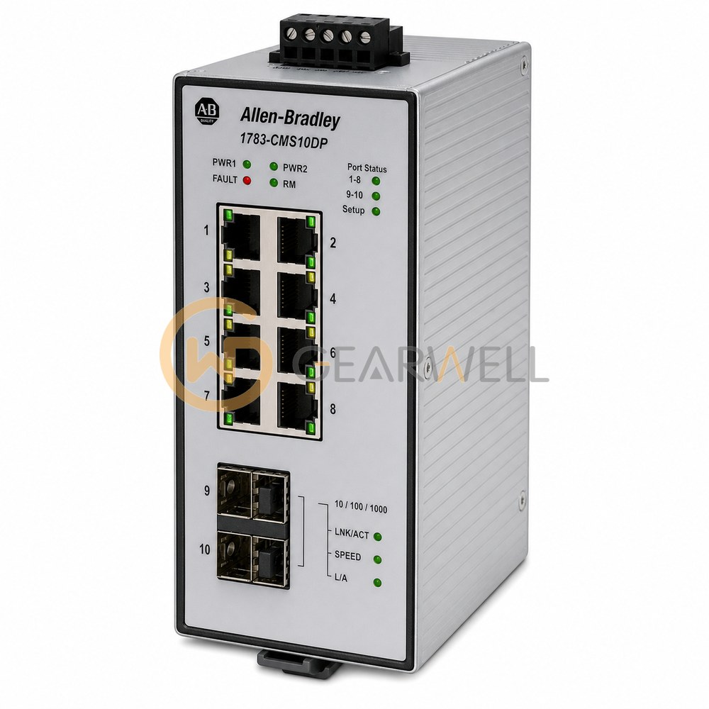 Allen-Bradley 1783-CMS10DP Stratix 5200 10-Port Managed Ethernet Switch