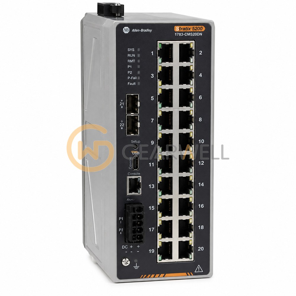 Allen-Bradley 1783-CMS20DN Stratix 5200 20-Port Managed Ethernet Switch