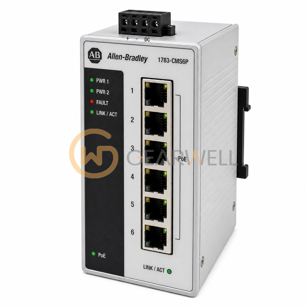 Allen-Bradley 1783-CMS6P Stratix 5200 6-Port Managed Ethernet Switch