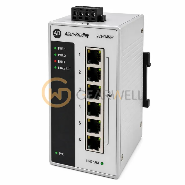 Allen-Bradley 1783-CMS6P Stratix 5200 6-Port Managed Ethernet Switch