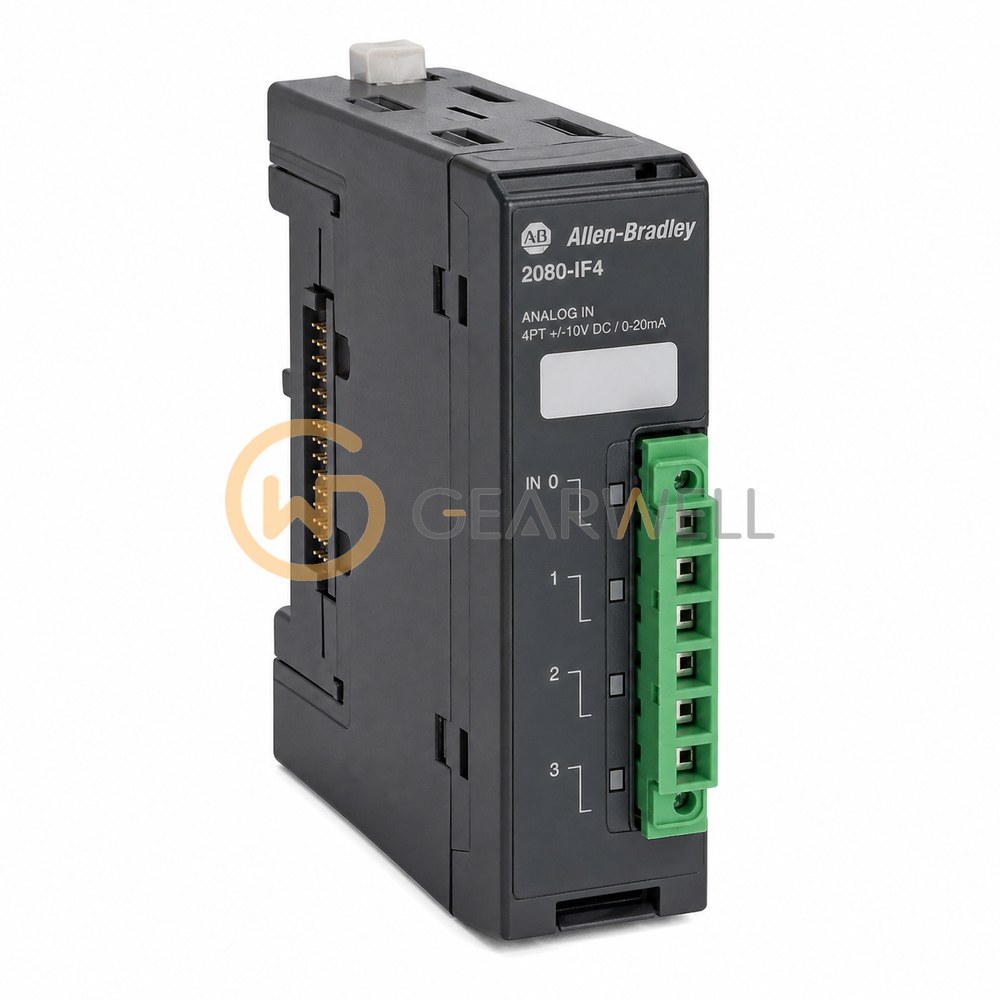 Allen-Bradley 2080-IF4 Micro800 4-Channel Analog Input Plug-in Module