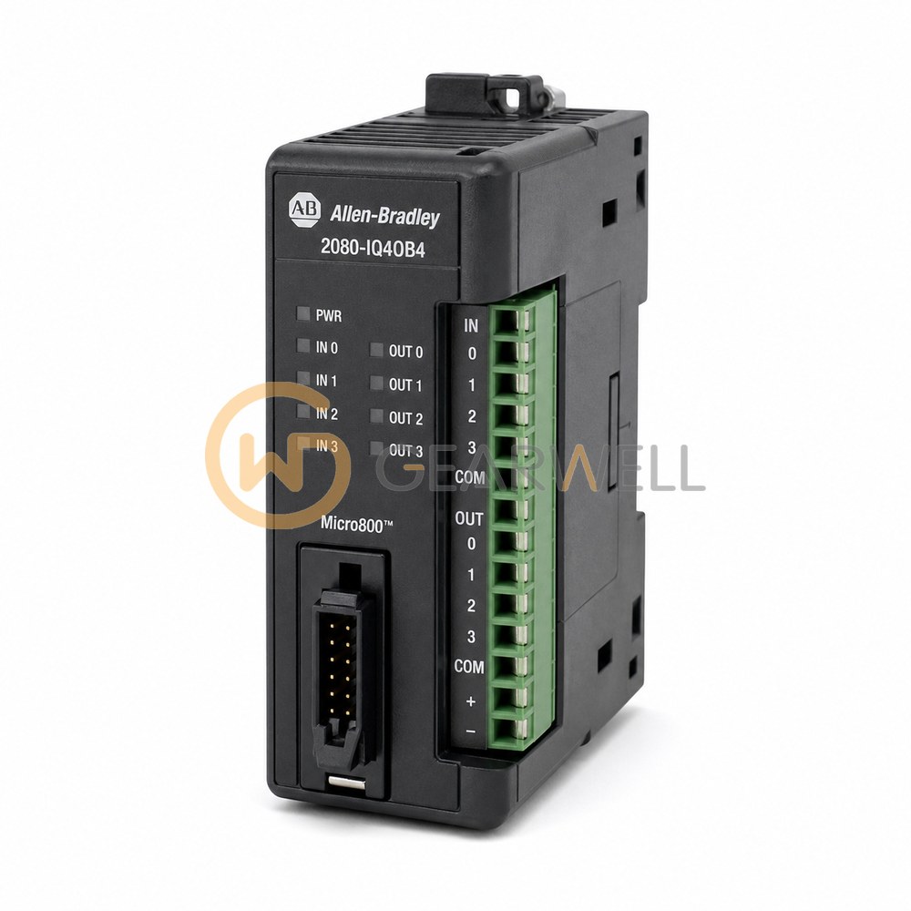 Allen-Bradley 2080-IQ4OB4 Micro800 4-Input 4-Output Digital I/O Plug-in Module