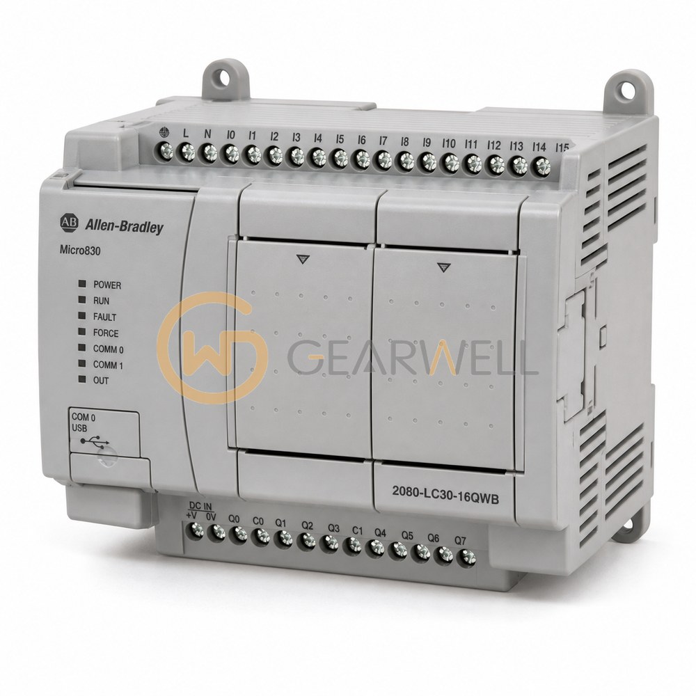 Allen-Bradley 2080-LC30-16QWB Micro830 16-Point PLC, 10 Inputs, 6 Relay Outputs