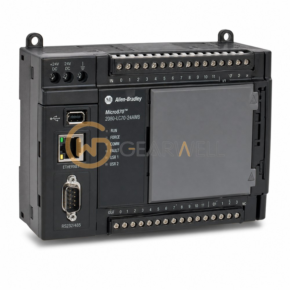 Allen-Bradley 2080-LC70-24AWB Micro870 24-Point EtherNet/IP PLC