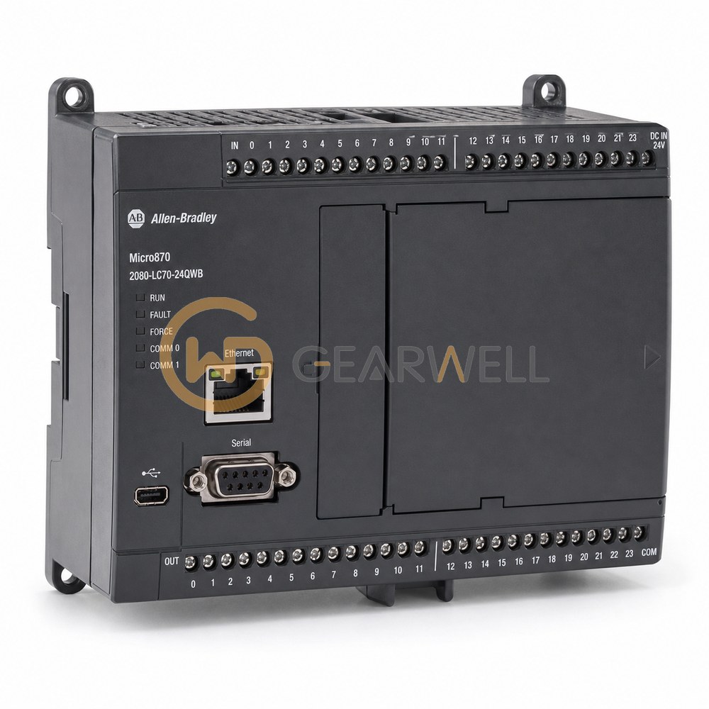 Allen-Bradley 2080-LC70-24QWB Micro870 24-Point EtherNet/IP PLC