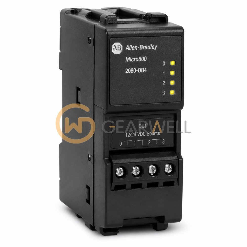Allen-Bradley 2080-OB4 Micro800 Digital Output Plug-in Module