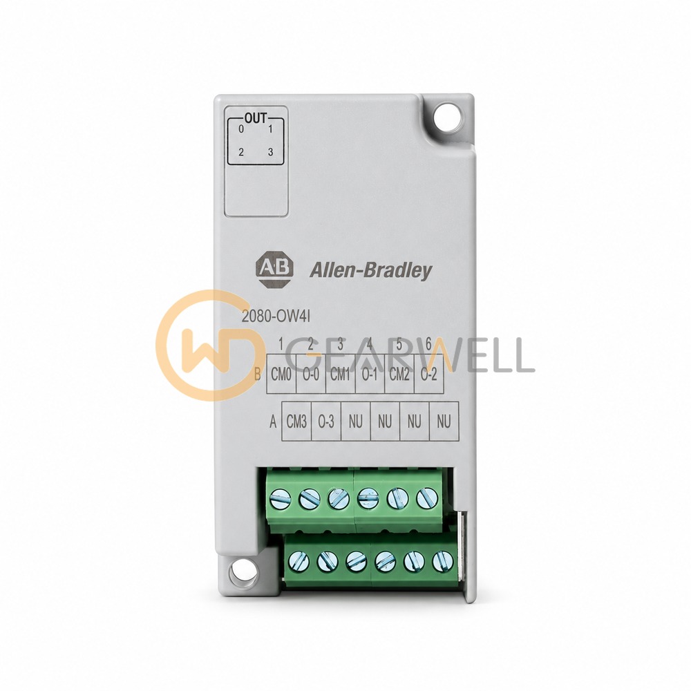 Allen-Bradley 2080-OW4I Relay Output Plug-In Module