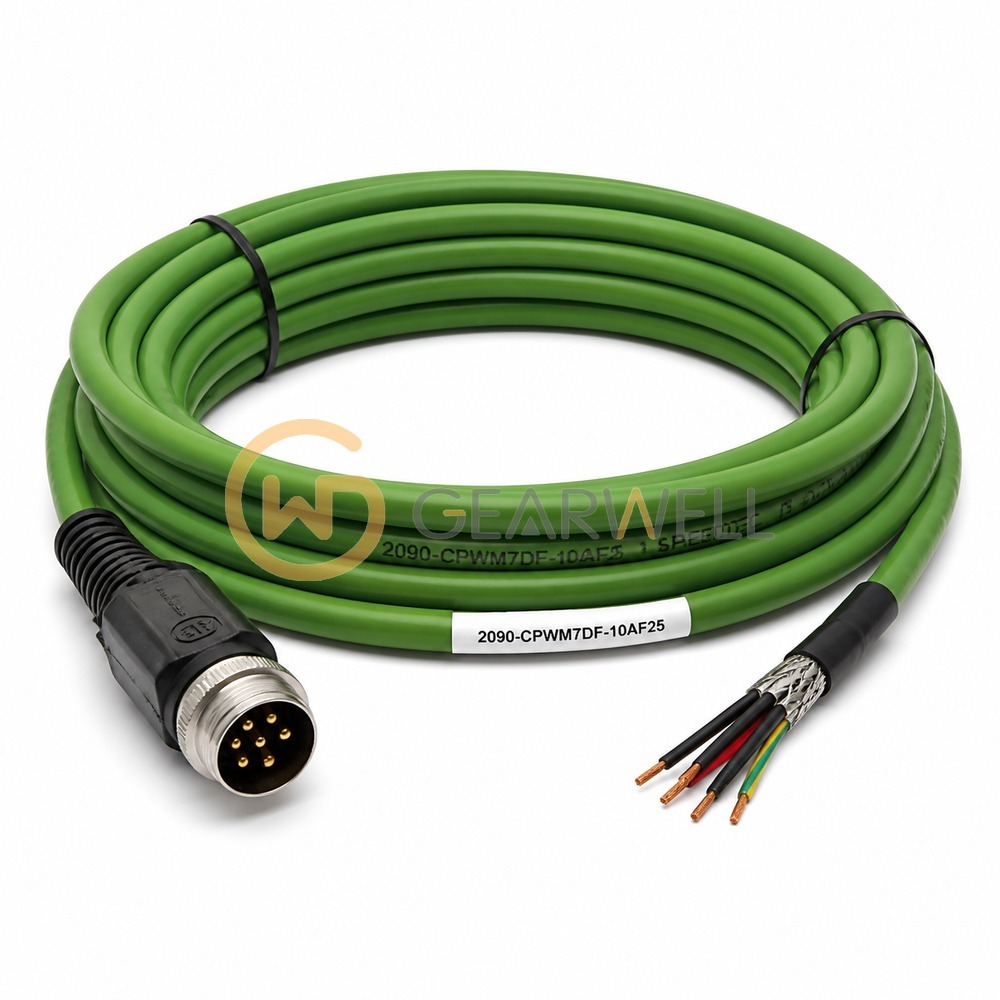 Allen-Bradley 2090CPWM7DF10AF25 Motor Power Cable