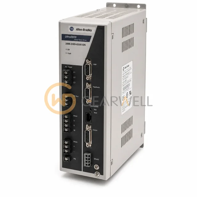 Allen-Bradley 2098-DSD-020X-DN Ultra3000 2 kW DeviceNet Indexing Servo Drive
