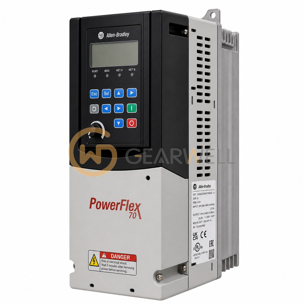 Allen-Bradley 20AD022A3AYYAEG0 PowerFlex 70 480 V 15 hp AC Drive
