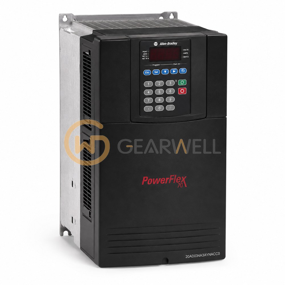 Allen-Bradley 20AD034A3AYNACC0 PowerFlex 70 480 V 25 hp AC Drive