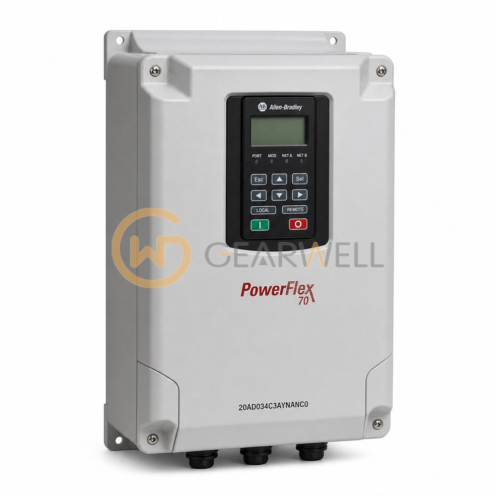 Allen-Bradley 20AD034C3AYNANC0 PowerFlex 70 480 V 25 hp AC Drive