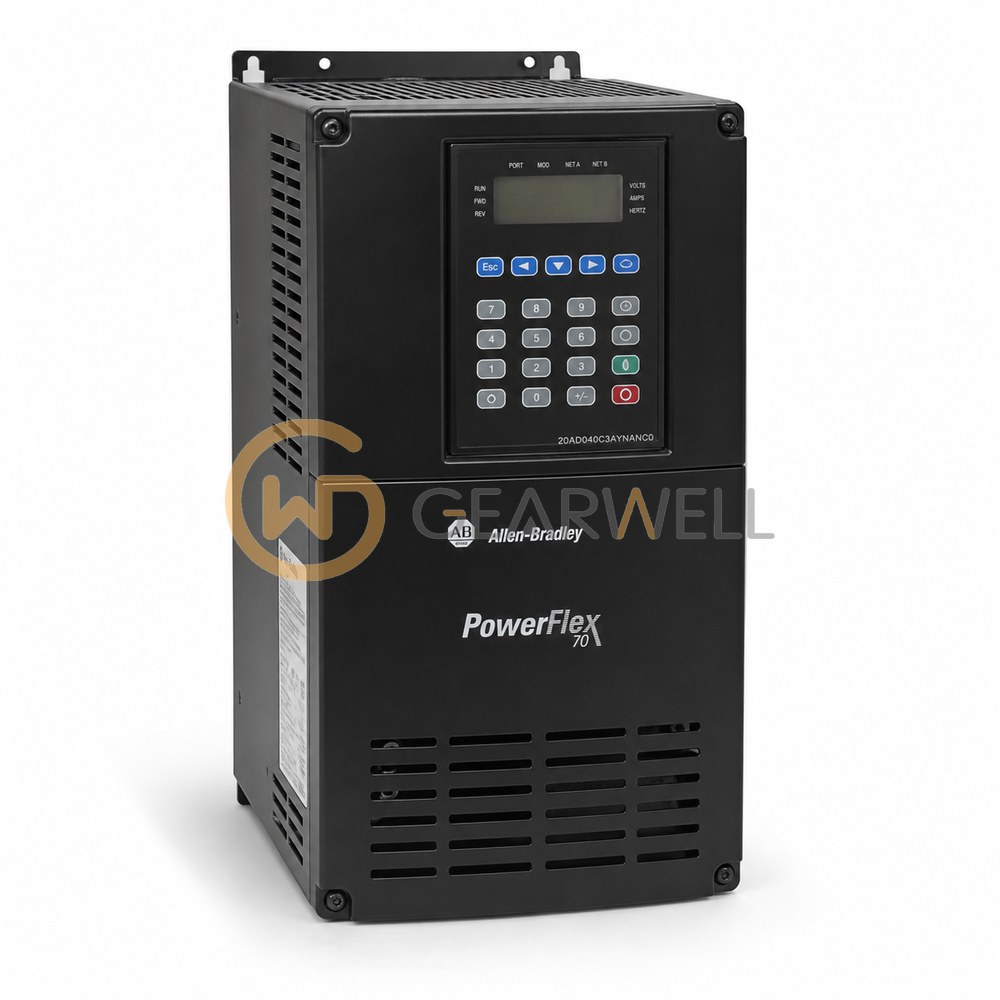 Allen-Bradley 20AD040C3AYNANC0 PowerFlex 70 480 V 30 hp AC Drive