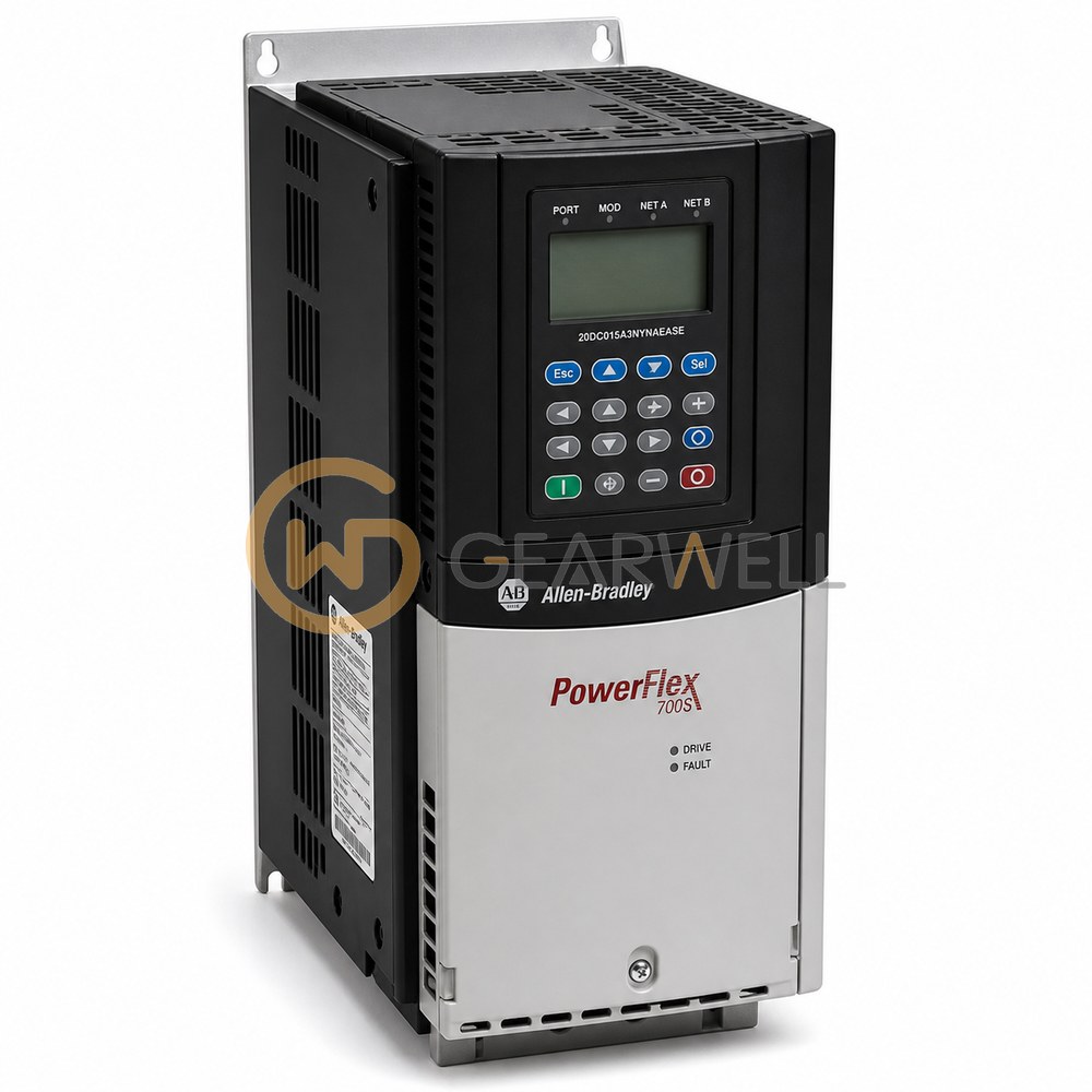 Allen-Bradley 20DC015A3NYNAEASE PowerFlex 700S 400 V AC 7.5 kW Drive