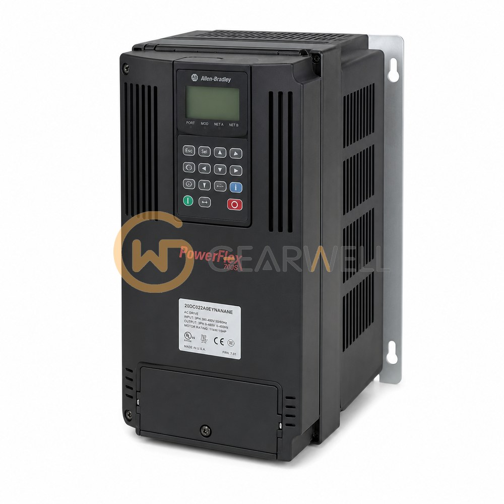 Allen-Bradley 20DC022A0EYNANANE PowerFlex 700S 400 V AC 11 kW Drive