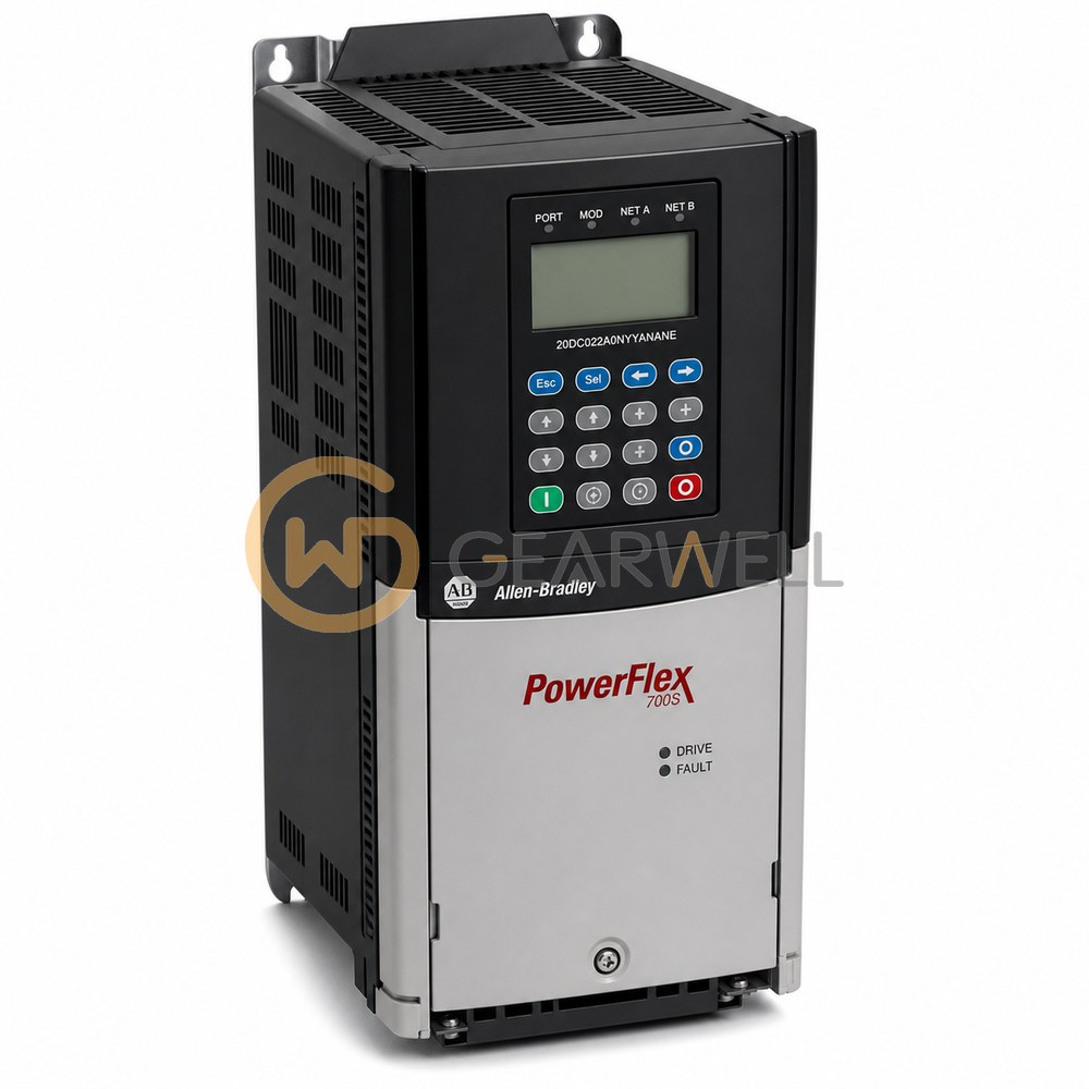 Allen-Bradley 20DC022A0NYYANANE PowerFlex 700S 400 V AC 11 kW Drive