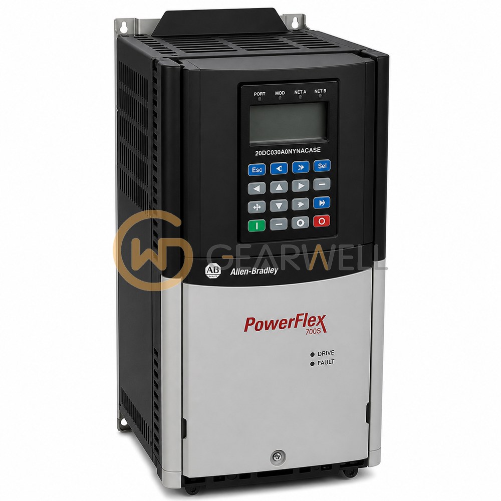 Allen-Bradley 20DC030A0NYNACASE PowerFlex 700S 400 V AC 15 kW Drive