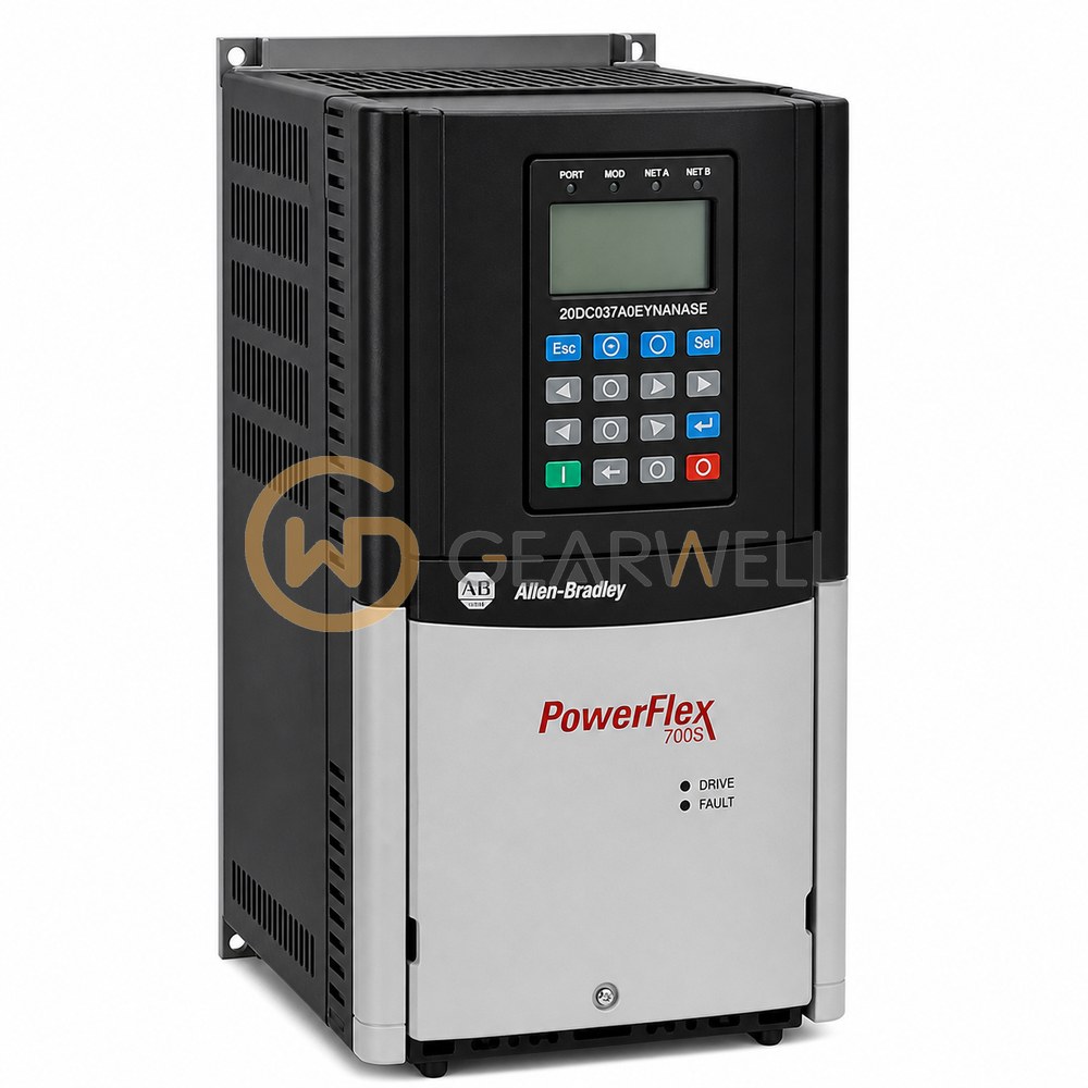Allen-Bradley 20DC037A0EYNANASE PowerFlex 700S 400 V AC 18.5 kW Drive
