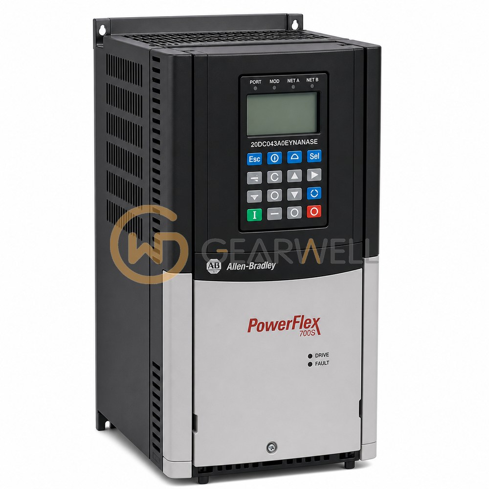 Allen-Bradley 20DC043A0EYNANASE PowerFlex 700S 400 V AC 22 kW Drive