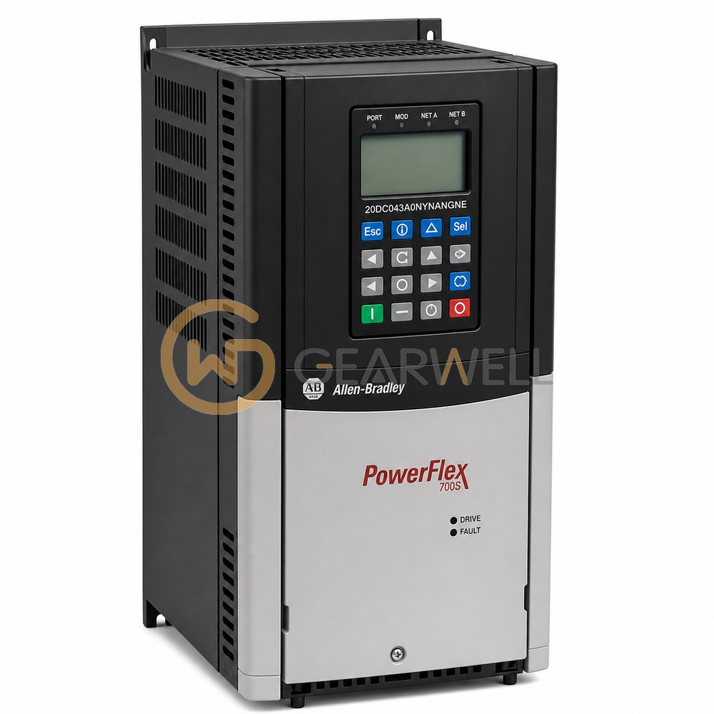 Allen-Bradley 20DC043A0NYNANGNE PowerFlex 700S 400 V AC 22 kW Drive