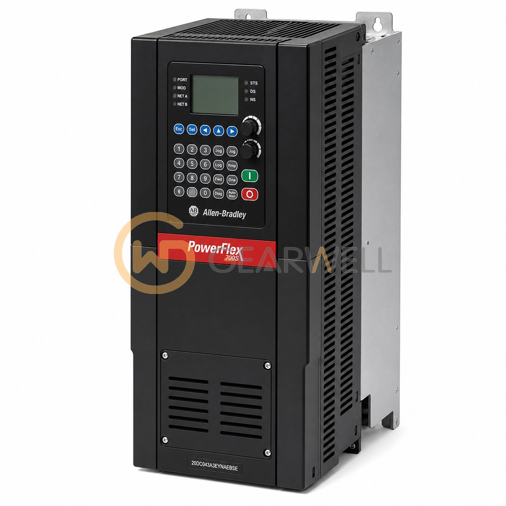 Allen-Bradley 20DC043A3EYNAEBSE PowerFlex 700S 400 V AC 22 kW Drive