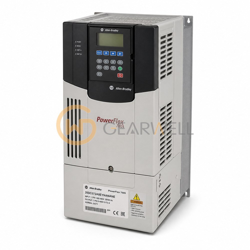Allen-Bradley 20DC072A0EYNANANE PowerFlex 700S 400 V AC 37 kW Drive