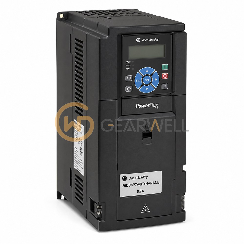 Allen-Bradley 20DC8P7A0EYNANANE PowerFlex 700S 400 V AC 4 kW Drive