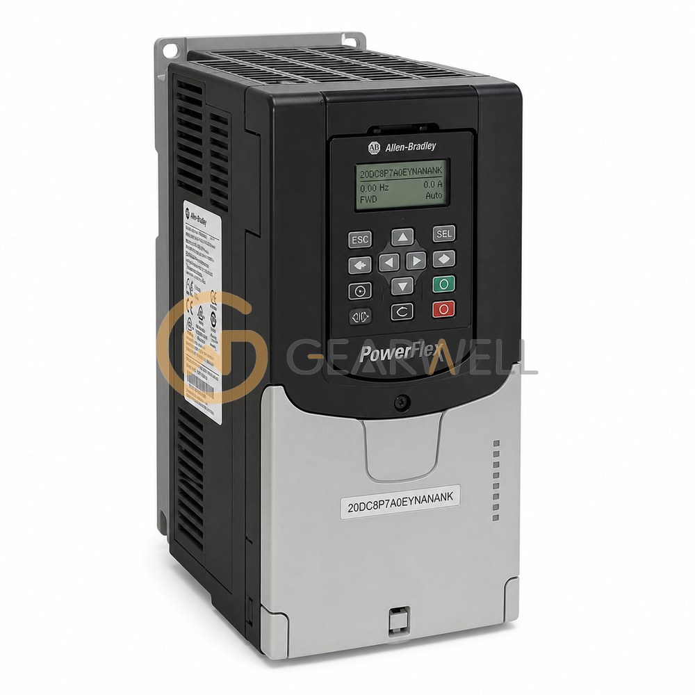 Allen-Bradley 20DC8P7A0EYNANANK PowerFlex 700S 400 V AC 4 kW Drive