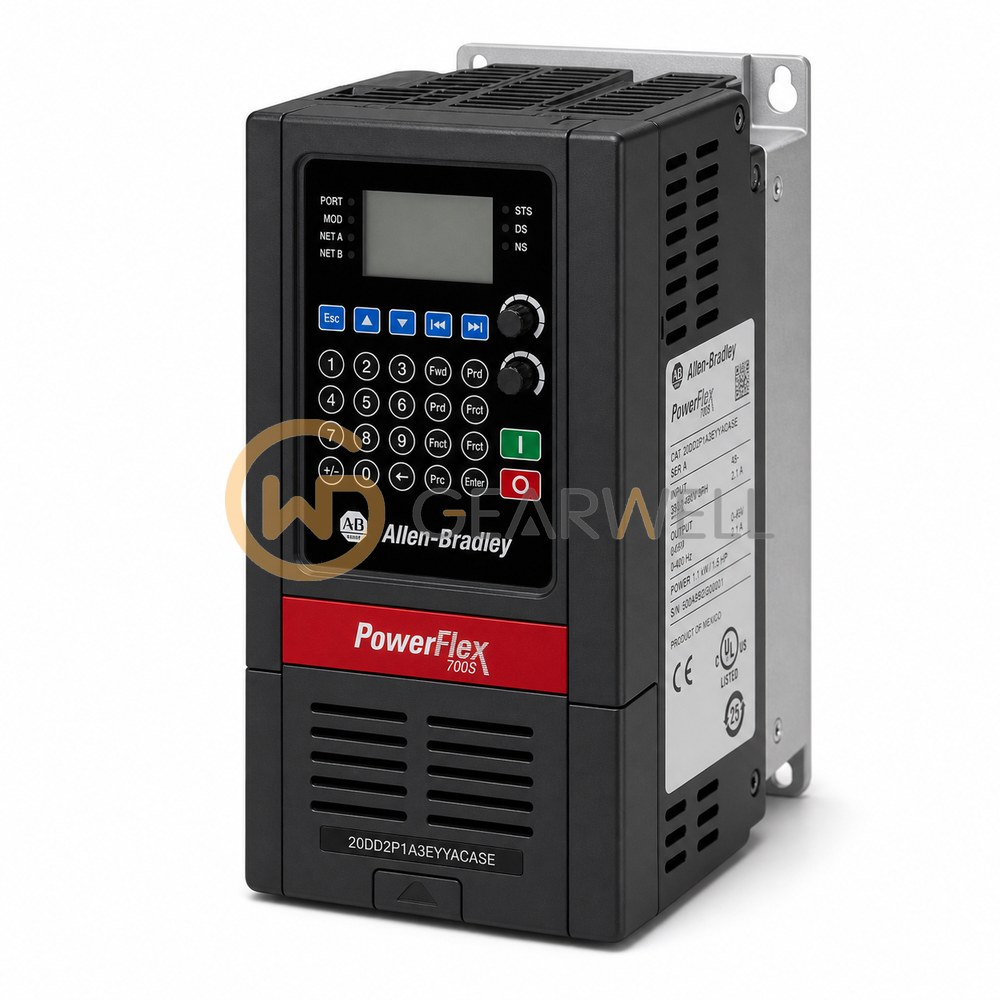Allen-Bradley 20DD2P1A3EYYACASE PowerFlex 700S 480 V AC 1 hp Drive