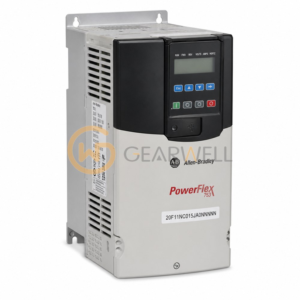 Allen-Bradley 20F11NC015JA0NNNNN PowerFlex 753 400 V AC 7.5 kW AC Drive