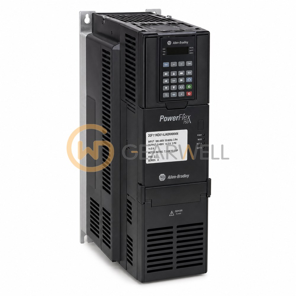 Allen-Bradley 20F11ND014JA0NNNNN PowerFlex 753 480 V AC 10 hp AC Drive