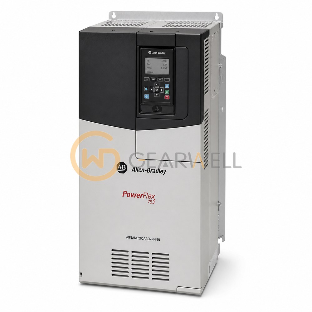 Allen-Bradley 20F1ANC260AA0NNNNN PowerFlex 753 400 V AC 132 kW AC Drive