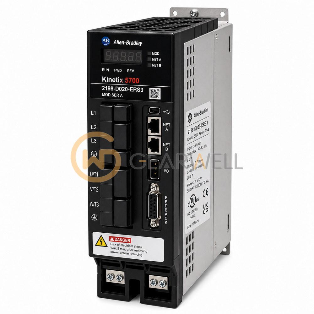 Allen-Bradley 2198-D020-ERS3 Kinetix 5700 Dual-Axis Servo Inverter