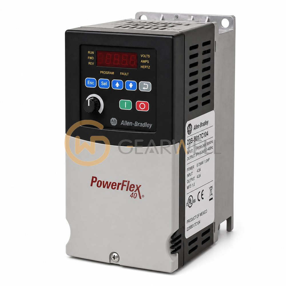 Allen-Bradley 22B-B017C104 PowerFlex 40 3.7 kW AC Drive