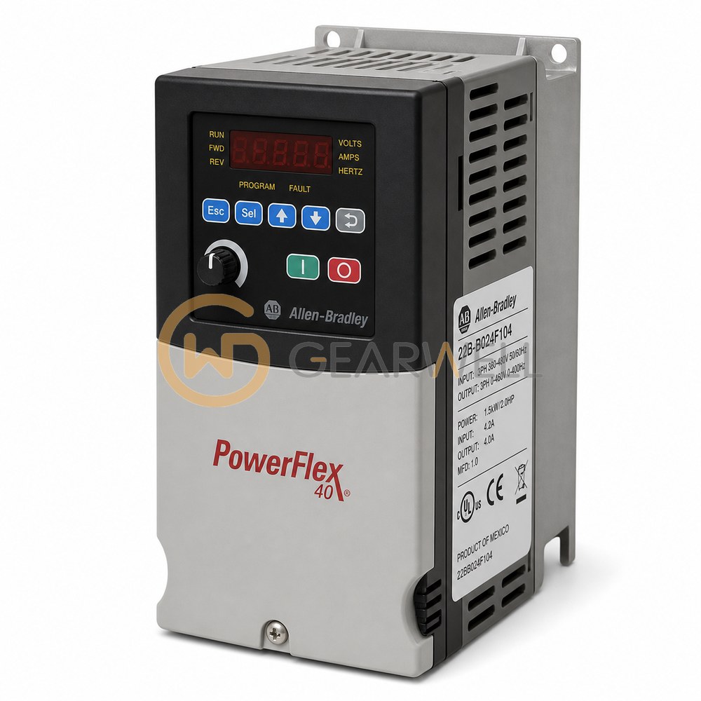 Allen-Bradley 22B-B024F104 PowerFlex 40 5.5 kW AC Drive