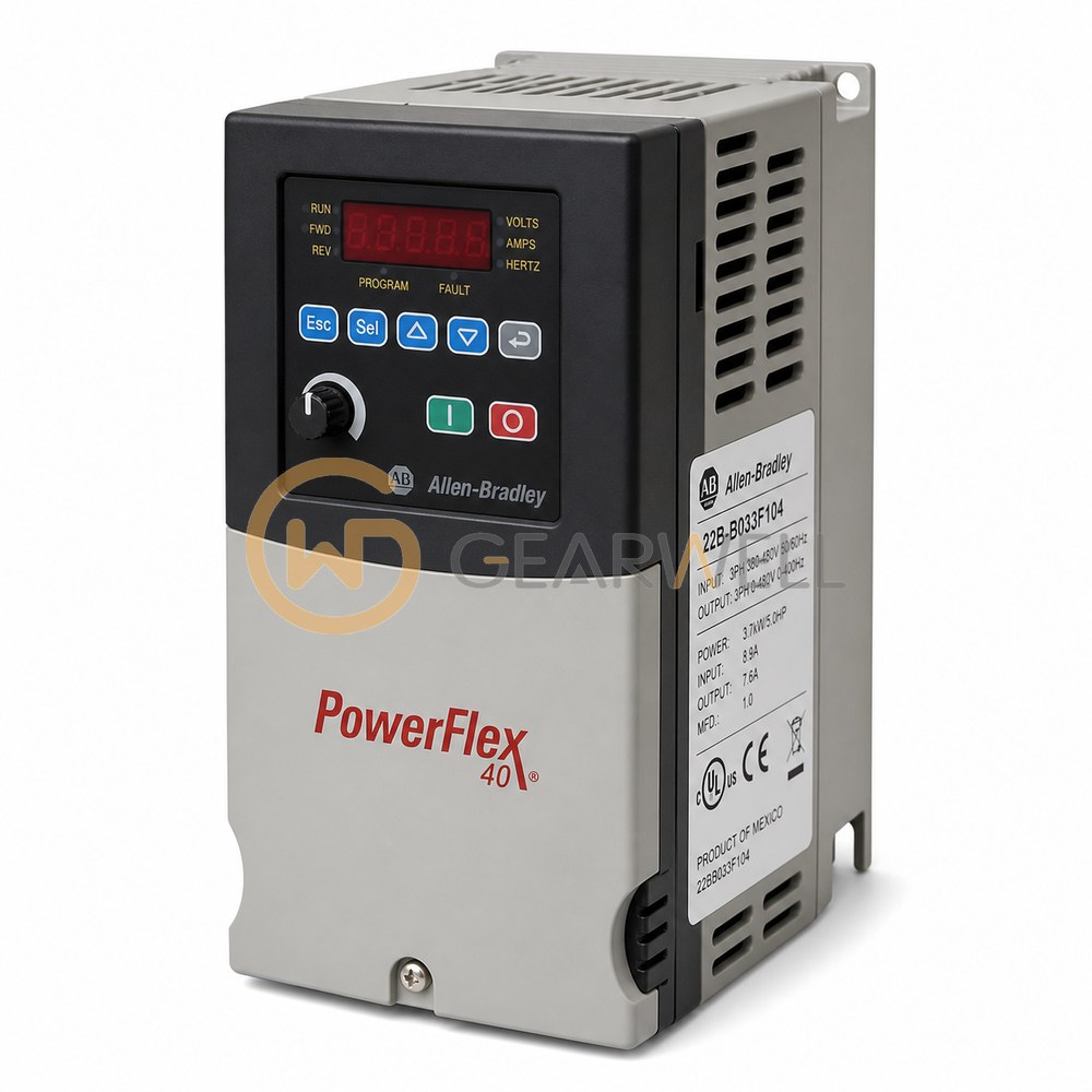 Allen-Bradley 22B-B033F104 PowerFlex 40 7.5 kW AC Drive