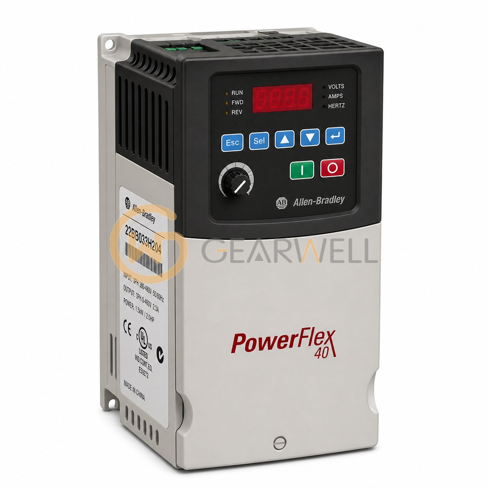 Allen-Bradley 22B-B033H204 PowerFlex 40 7.5 kW AC Drive