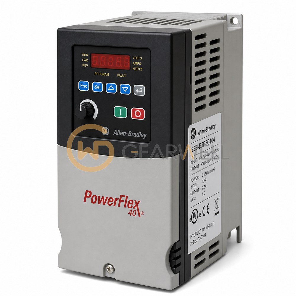 Allen-Bradley 22B-B2P3C104 PowerFlex 40 0.4 kW AC Drive