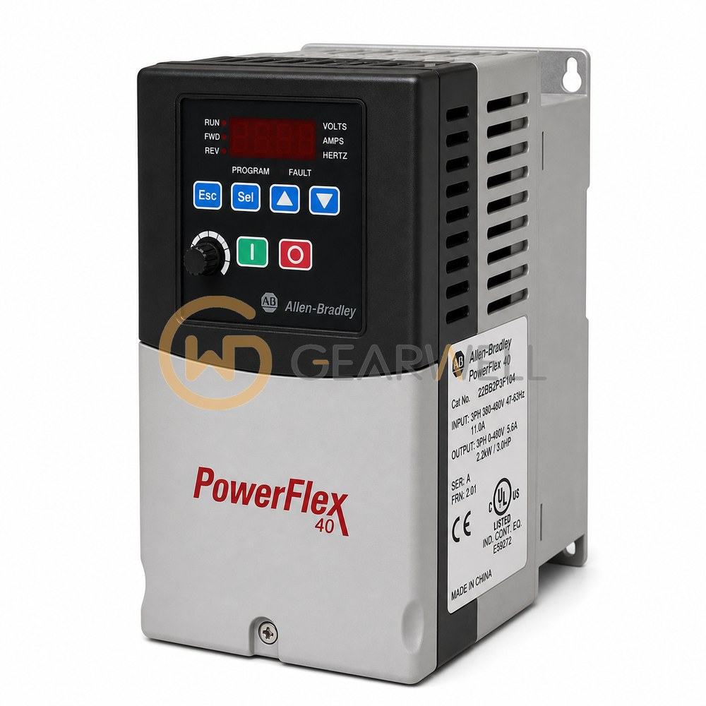 Allen-Bradley 22B-B2P3F104 PowerFlex 40 0.4 kW AC Drive