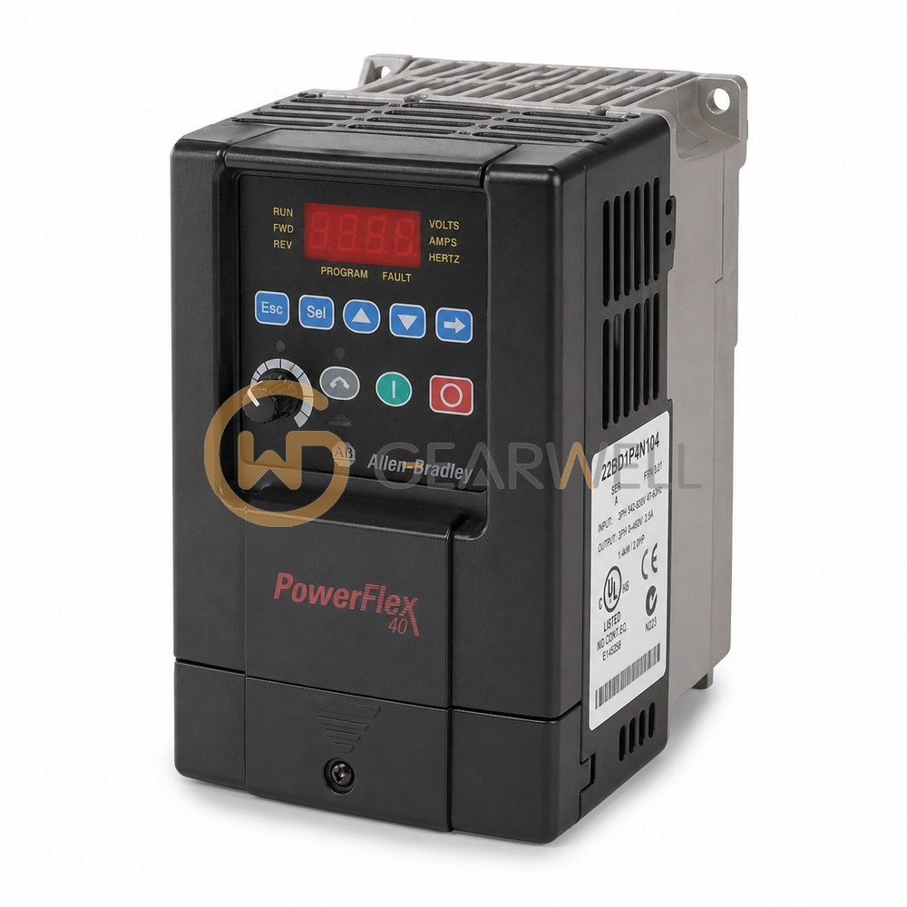 Allen-Bradley 22B-D1P4N104 PowerFlex 40 0.4 kW AC Drive