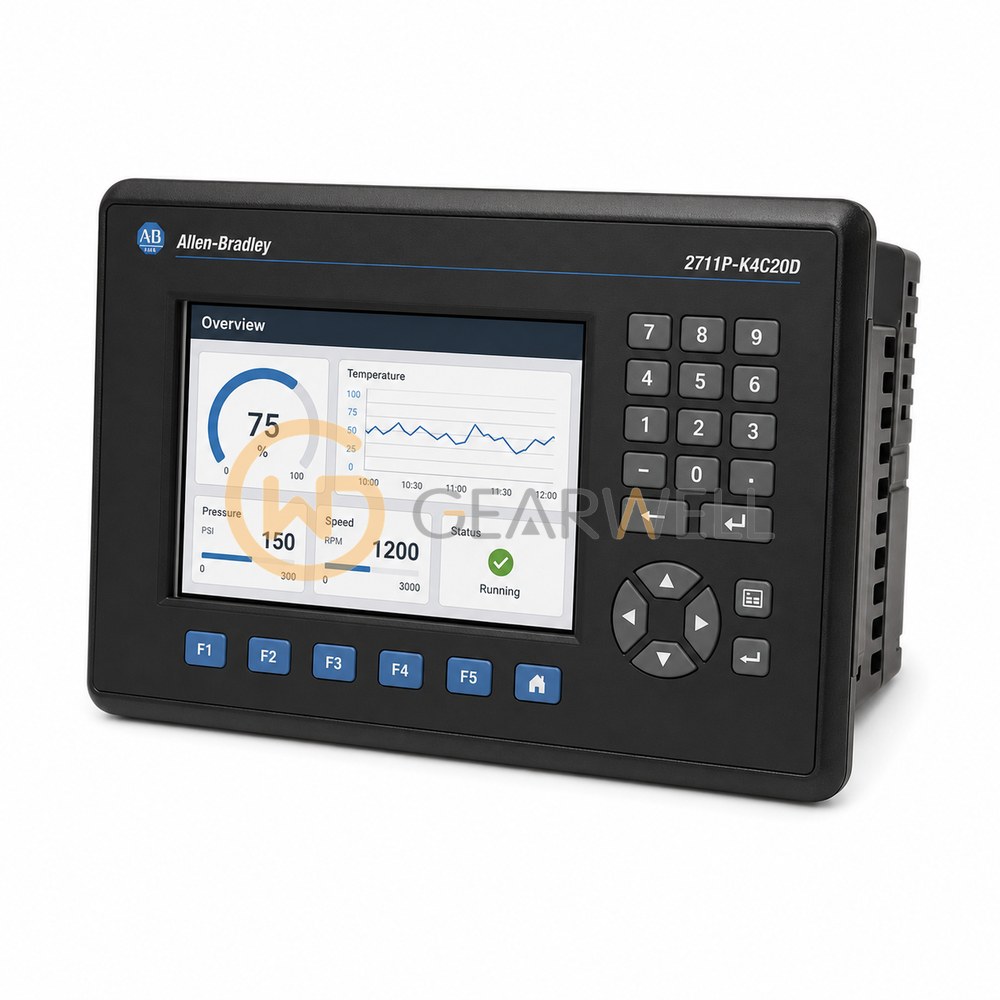 Allen-Bradley 2711P-K4C20D PanelView Plus 400 3.5-inch Color Keypad HMI