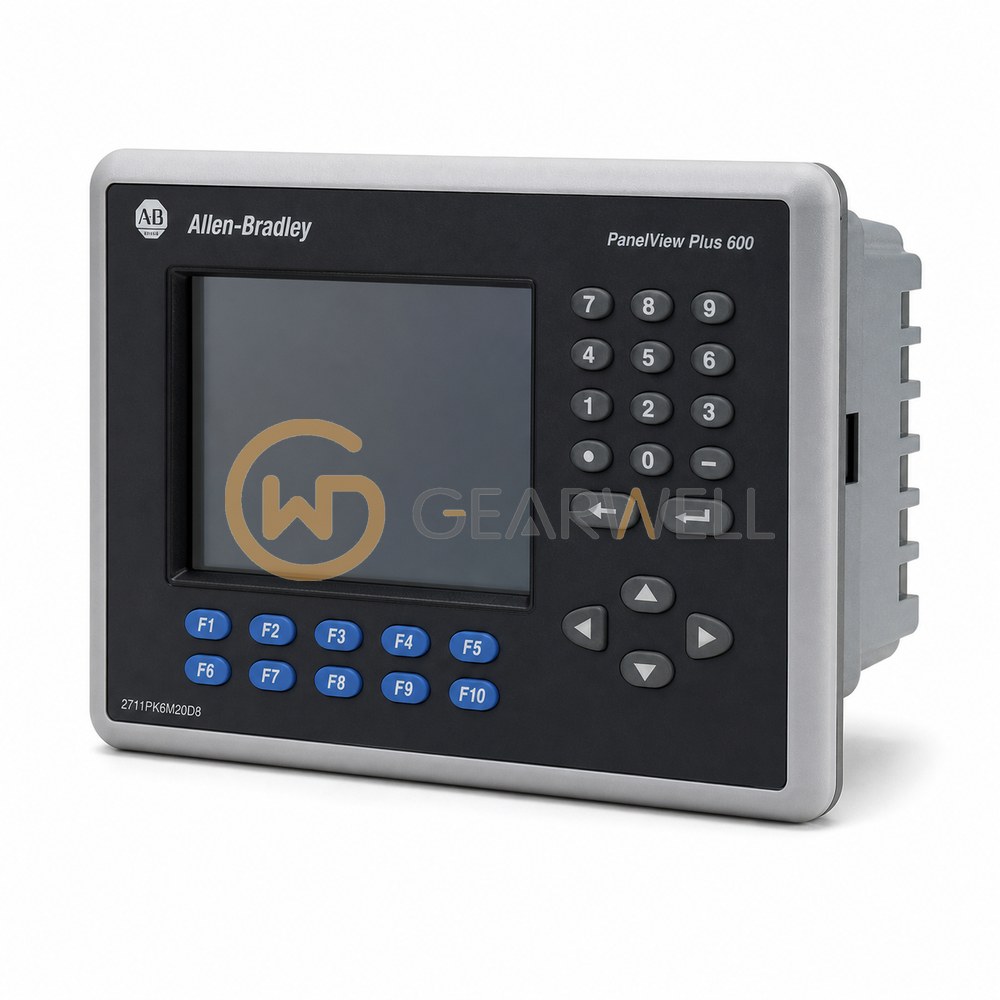 Allen-Bradley 2711P-K6M20D8 PanelView Plus 6 600 5.7-inch Grayscale Keypad HMI