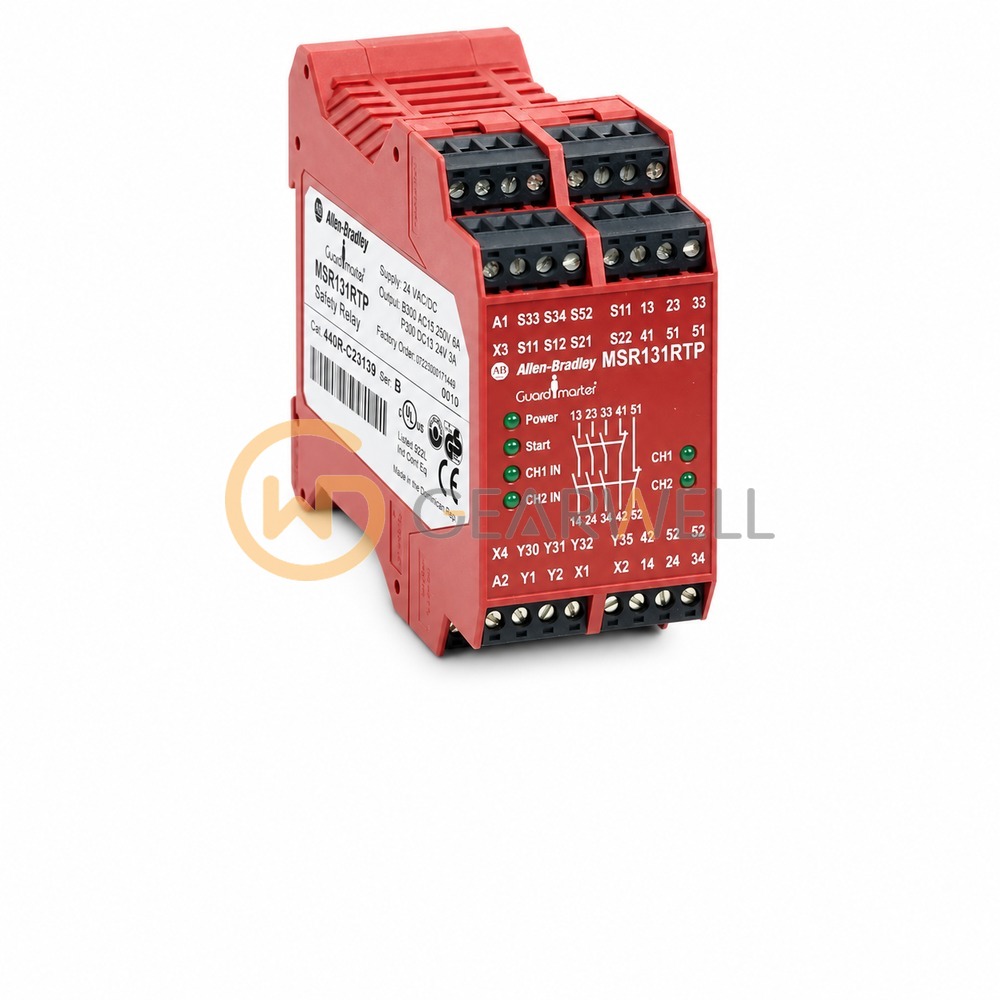 Allen-Bradley 440R-C23139 Guardmaster MSR131RTP Safety Relay