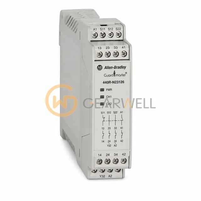 Allen-Bradley 440R-N23126 Guardmaster MSR127T Safety Relay