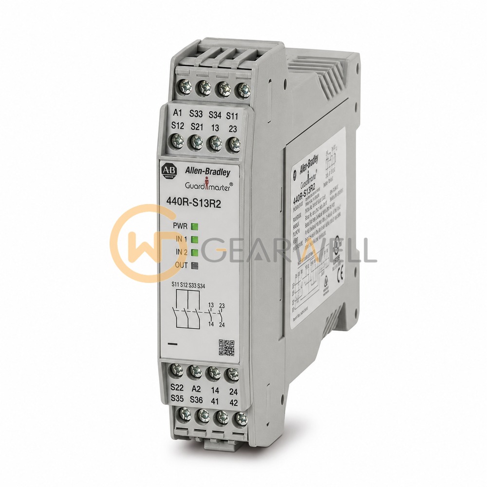 Allen-Bradley 440R-S13R2 Guardmaster Single Input Safety Relay