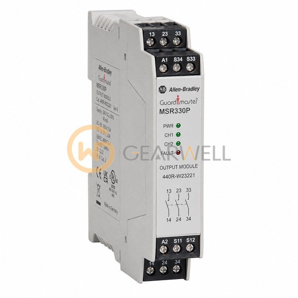 Allen-Bradley 440R-W23221 Guardmaster MSR330P Group 1 Safety Relay